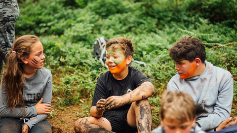 Kids outdoors Summer holidays