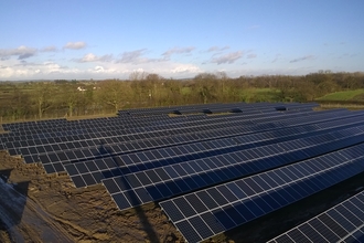 Solar farm owned by Telford & Wrekin Council 