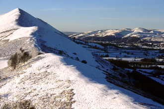 winter over stretton hills