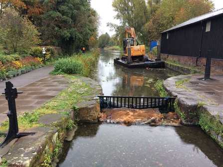 Newport Canal SSSI Phase II conservation dredging 