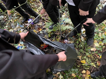 Litter picking @ Madeley Academy